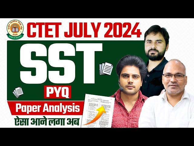 CTET SOCIAL SCIENCE PYQ Paper Analysis by Sachin choudhary live 8pm