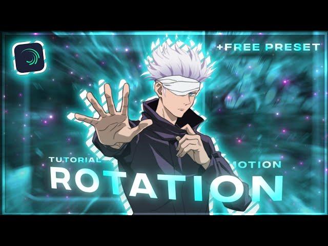 Rotation like AE  - Tutorial - Alightmotion +Free preset !•Edgy Roto !