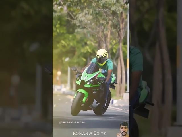 Kawasaki ninja zx10r bike status in ROHAN X EDITZ..#shorts #kawasaki #zx10rr #trending #sportbike