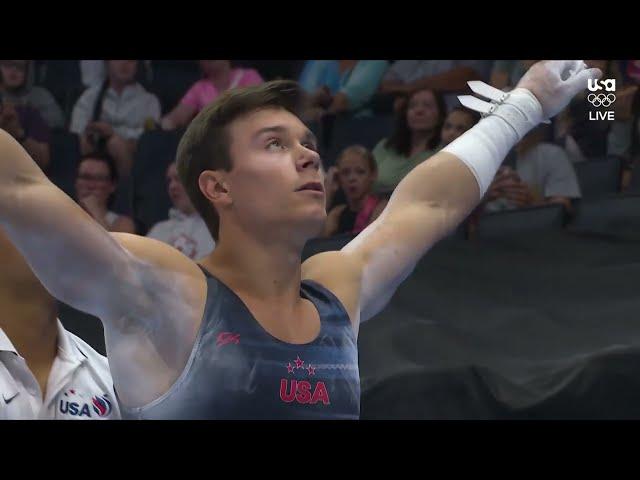 Brody Malone is a high bar world champ for a reason | U.S. Olympic Gymnastics Trials