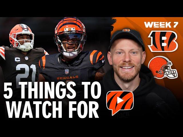 Five Things to Watch For: Bengals-Browns Game + Score Prediction