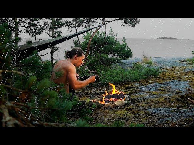 3 Day Rainy Island Adventure️ CATCH & COOK, Cozy Rain