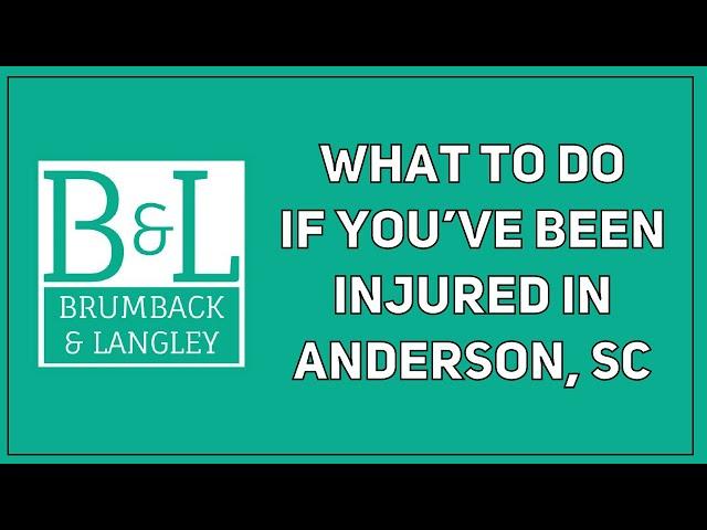 Personal Injury | Anderson, SC Personal Injury Lawyer