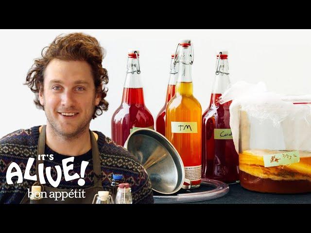 How to Brew Your Own Kombucha with Brad | It's Alive | Bon Appetit