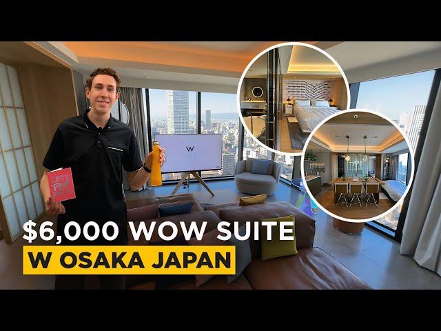 I Stay In The $6,000/night WOW Suite At W Hotel Osaka, Japan!!