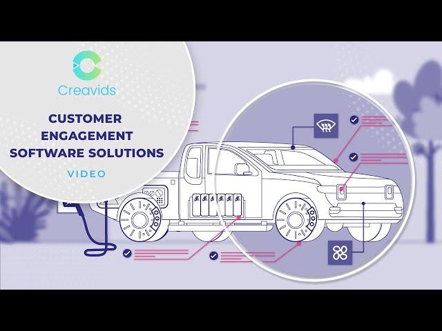 Customer Engagement Software Solutions Video | Animated Explainer Video by CREAVIDS