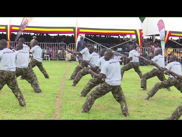 SFC Army showcases fighting skills as Gen. Museveni watches on Heroes day