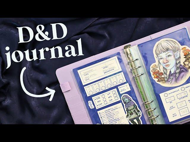 Let's make a D&D character journal!