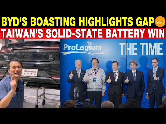 BYD's Boastful Batteries Fall Short! Taiwan's Solid-state Battery Mass Production Outpaces China