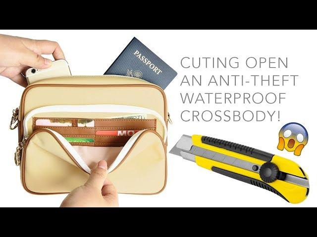 Cutting Open an Anti-Theft Waterproof Crossbody! | Arden Cove