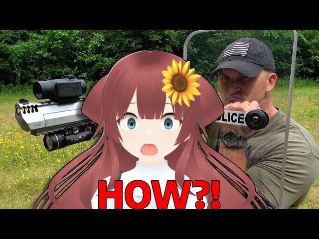 HOW STRONG?  VTuber Reacts To Testing A Transparent Shield  Kentucky Ballistics