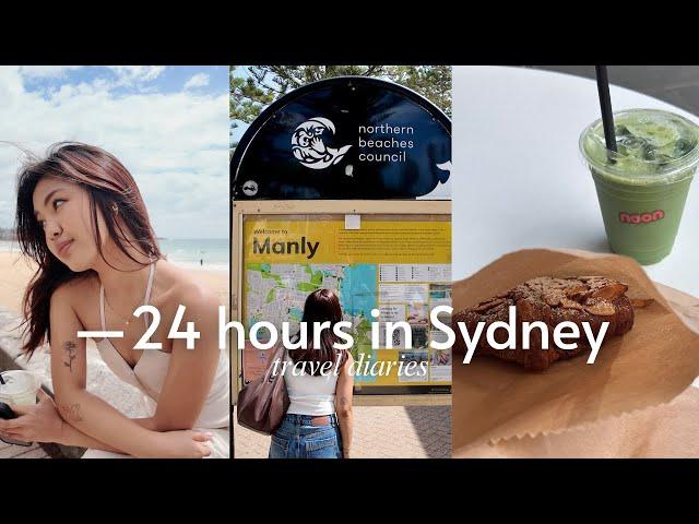 24hrs in sydney—  grwm, manly beach, newtown, & friends | australia travel diaries 