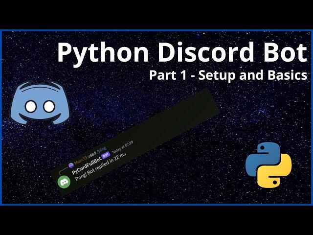 How to make a Discord bot in Python (PyCord) - 2024 - Part 1