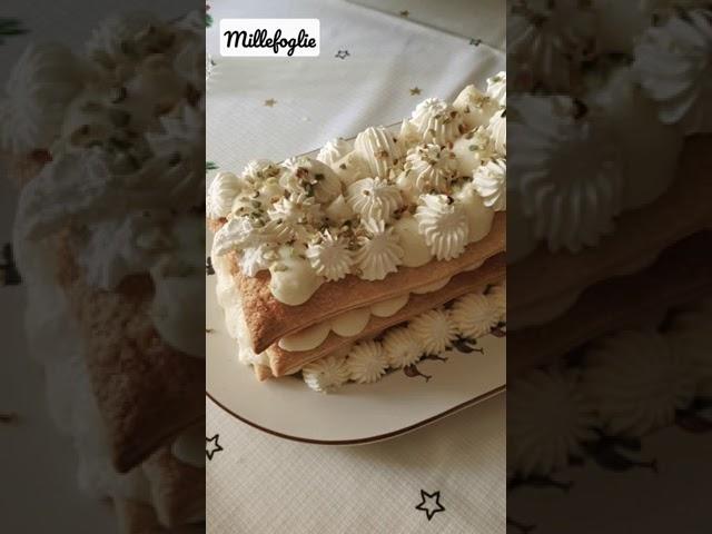 Millefoglie | Italian custard and puff pastry cake