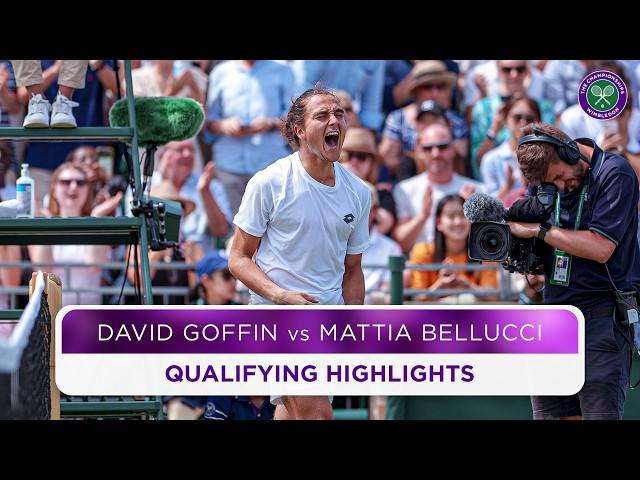 Emotional SCENES | David Goffin vs Mattia Bellucci | Qualifying Highlights | Wimbledon 2024