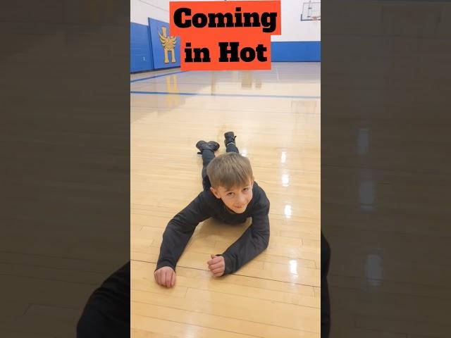 Sliding in like #arcticvette #arcticvettefamily #family #fun #faith #funny #basketball