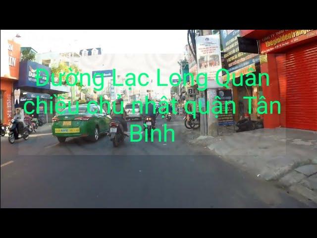 Chiều chủ nhật đường Lạc Long Quân quận Tân Bình