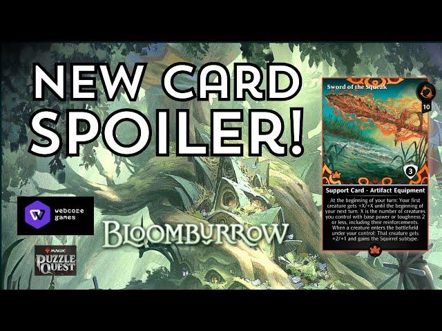 NEW SET SPOILER! - Sword of the Squeak - Bloomburrow | Magic Puzzle Quest