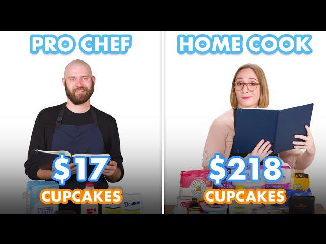 $218 vs $17 Cupcakes: Pro Chef & Home Cook Swap Ingredients | Epicurious