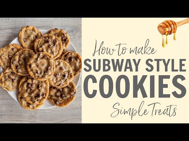 How to make SUBWAY Chocolate chip Cookies! Recipe #Shorts