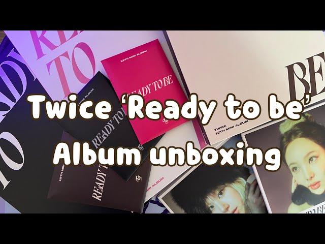 ⋆｡˚Twice 'Ready to be' | Regular ver. + Digipack ver. unboxing | ТВАЙС распаковка⋆｡˚