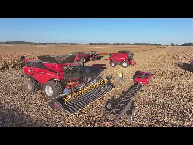 Unleashing the ALL-NEW Case IH AF10 Combine in Action! | Central IL Harvest 2024