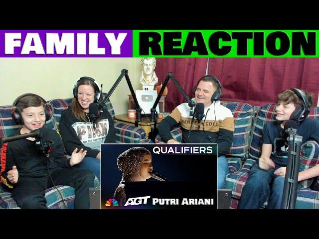 Family Reaction - Putri Ariani AGT 2023 Qualifier Performance @putriarianiofficial