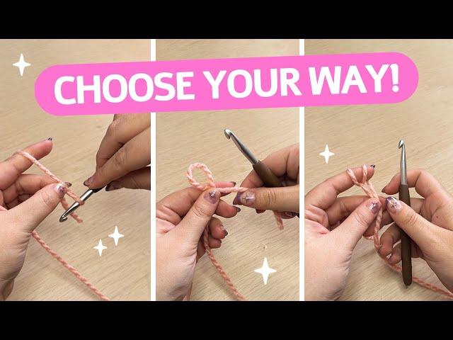 3 Easy Ways to Make a Slipknot (Absolute Beginners!) | Crochet & Knitting