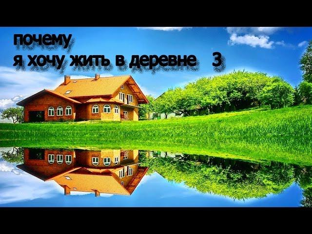 почему я хочу жить в деревне 3
