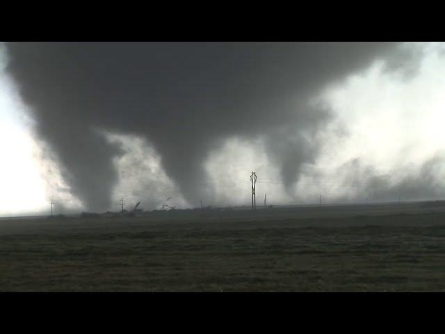 TOP MULTIPLE-VORTEX TORNADO intercepts from close-range, TEAM DOMINATOR