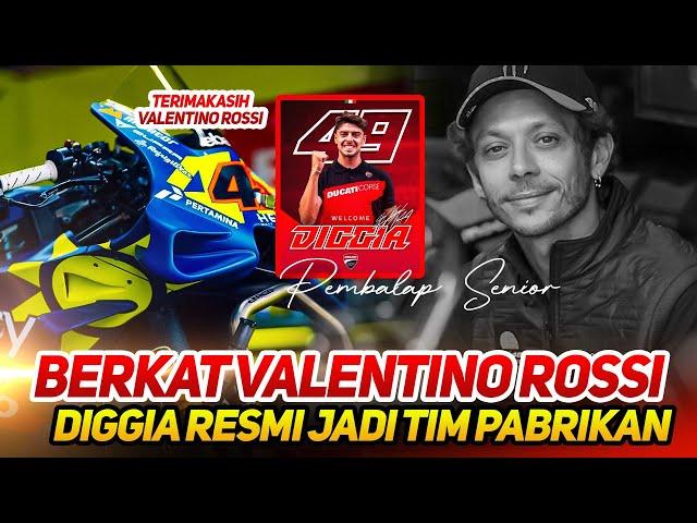 BERKAT VALENTINO ROSSIFABIO DI GIANNANTONIO LANGSUNG JADI TIM PABRIKAN DUCATI~BIKIN BANGGA VR46