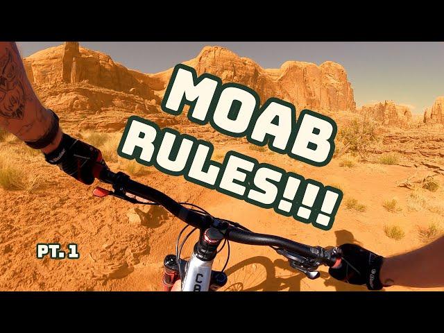 Two Laps on Captain Ahab Trail - Day 1 Moab, UT!