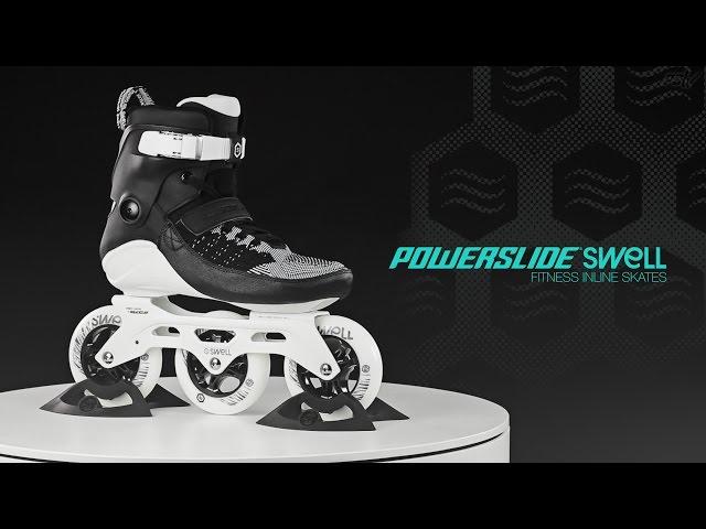 Powerslide Swell 110 black & white Fitness Inline Skates