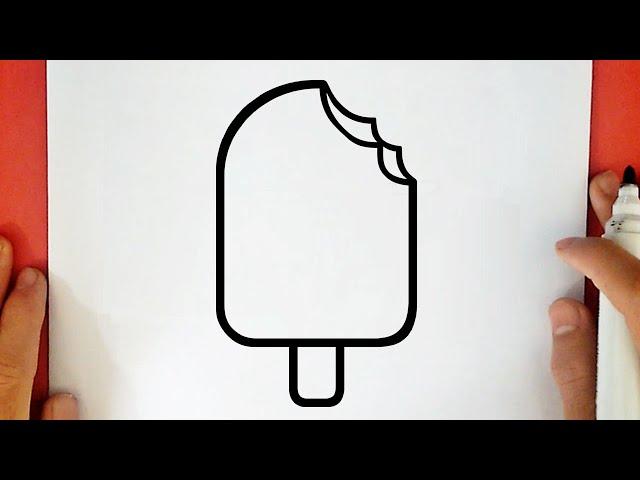 HOW TO DRAW AN ICE CREAM POPSICLE