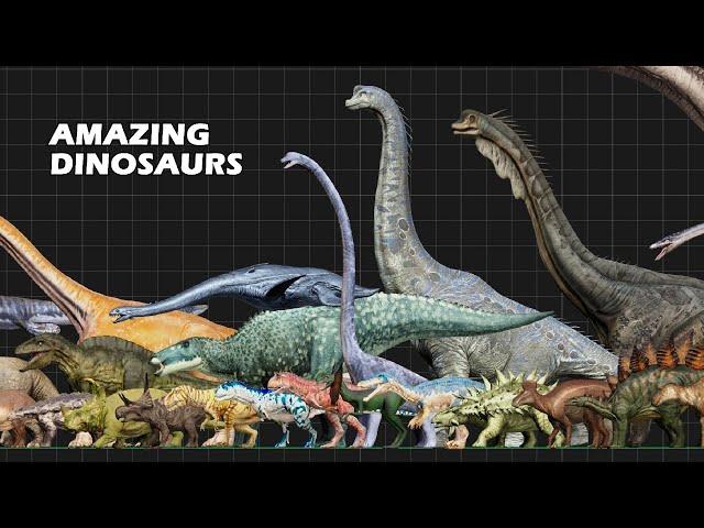 Dinosaurs Size Comparison | Walking and Running with Dinosaurs