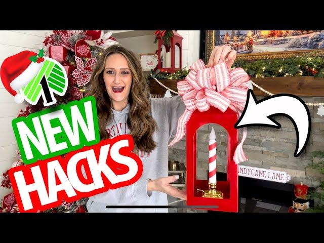 Grab cheap LANTERNS from Dollar Tree for these GENIUS HACKS! Fall, Halloween & Christmas DIYs