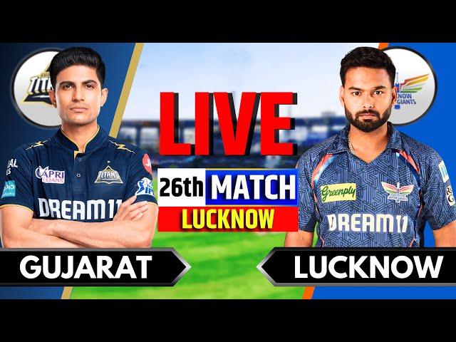 Live: LSG vs GT, IPL 2025 26th Match Live Score | Live Cricket Match Today | Lucknow vs Gujarat