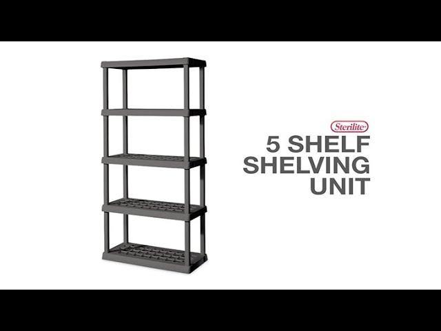 Sterilite 5 Shelf Shelving Unit