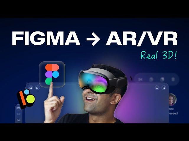 Figma to AR/VR Finally! - Real Spatial Design Like Apple Vision Pro! | Figma + Bezel