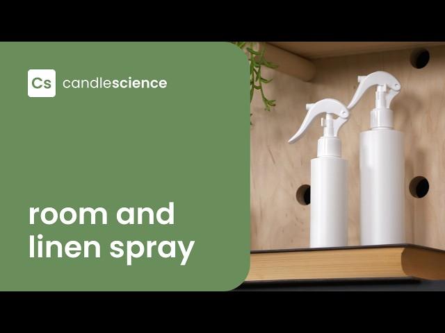 How to Make Room and Linen Spray with CandleScience EcoBase Room and Linen Spray