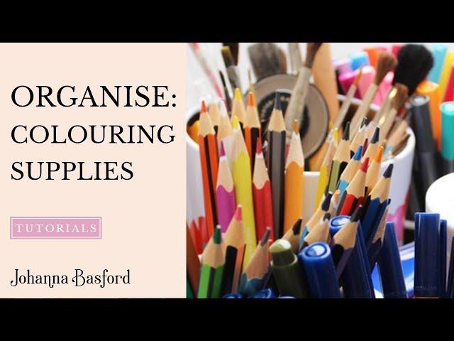 How I Organise my Colouring Supplies