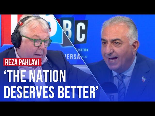 Prince of Iran says current regime 'don't care about the people'  | LBC