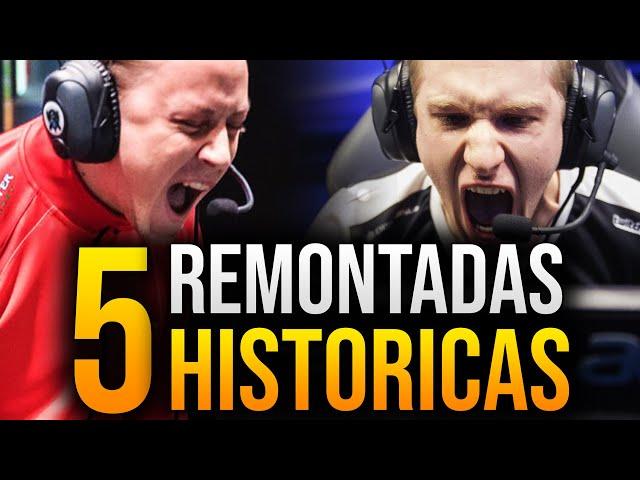 Las 5 REMONTADAS más ÉPICAS en la HISTORIA de League of Legends