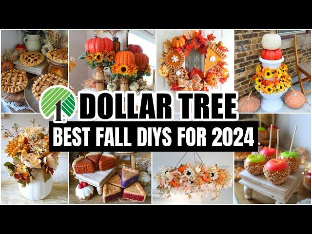 Dollar Tree FALL DIYS for 2024 that don't look CHEAP