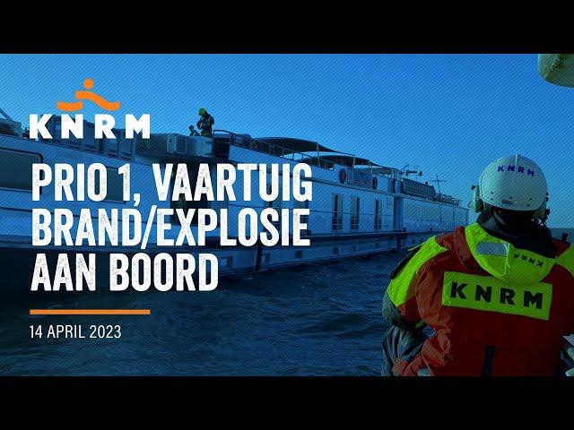 Evacuatie na brand aan boord van passagierschip op het Markermeer