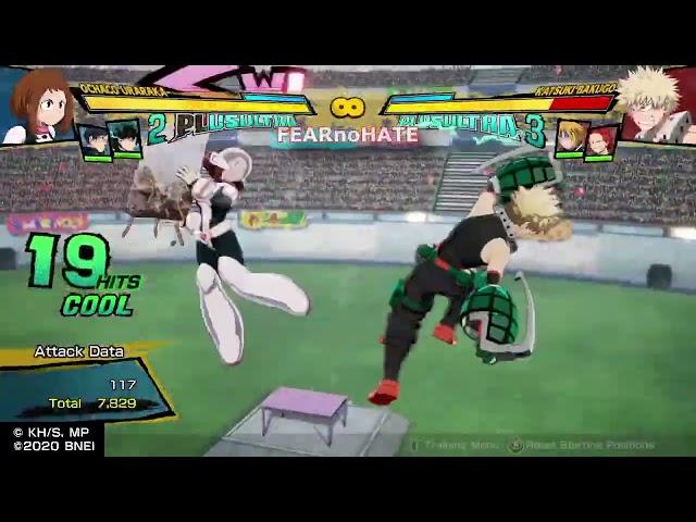 Ochaco Uraraka Combos My Hero One's Justice 2