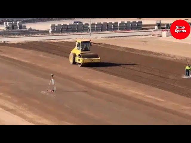 صور ومعلومات جديدة حول أشغال تهيئة محيط ملعب أدرار بأكادير Agadir Stadium .