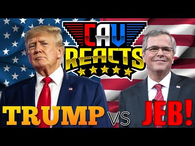 TRUMP vs JEB! | Round 1 | CAV REACTS