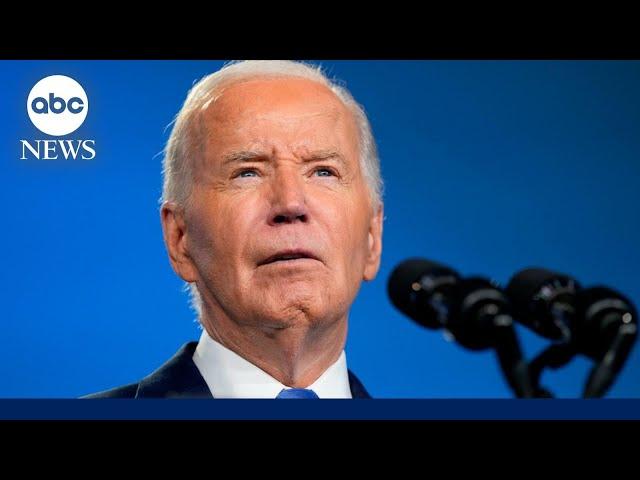 Biden calls Harris "Vice President Trump" in mix-up during press conference