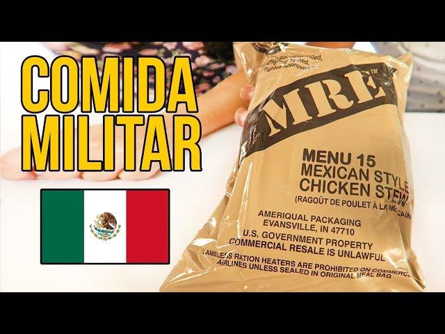 MEXICAN MILITARY food testing